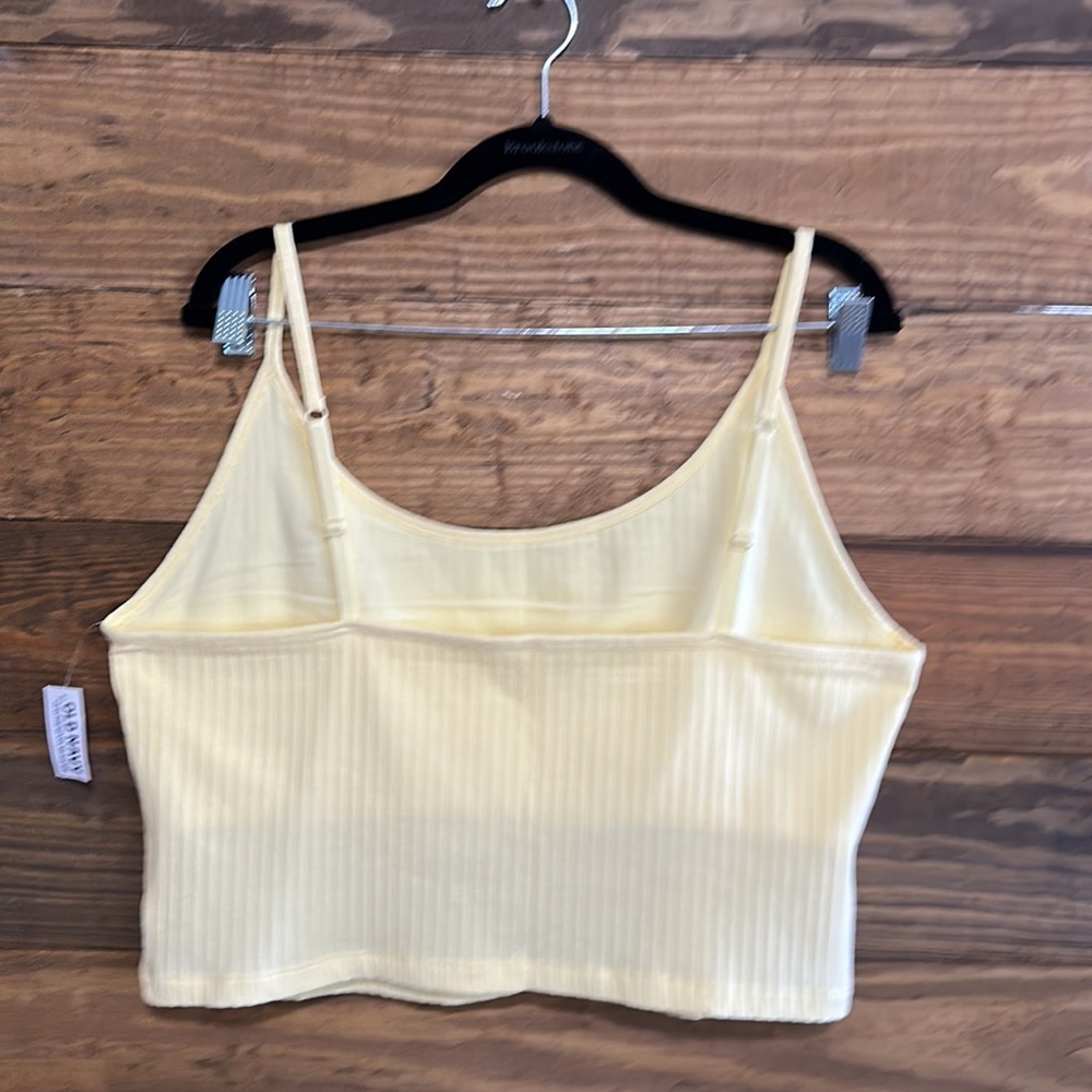 Strappy Rib-Knit Cropped Tank Top for Women - Picture 9 of 12
